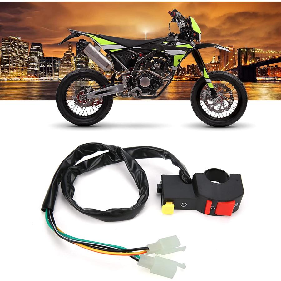 【並行輸入品】KIMISS Motorcycle Switch  Motorcycle Kill Stop Button Switch Handlebの画像
