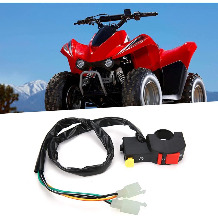 【並行輸入品】KIMISS Motorcycle Switch  Motorcycle Kill Stop Button Switch Handlebの画像