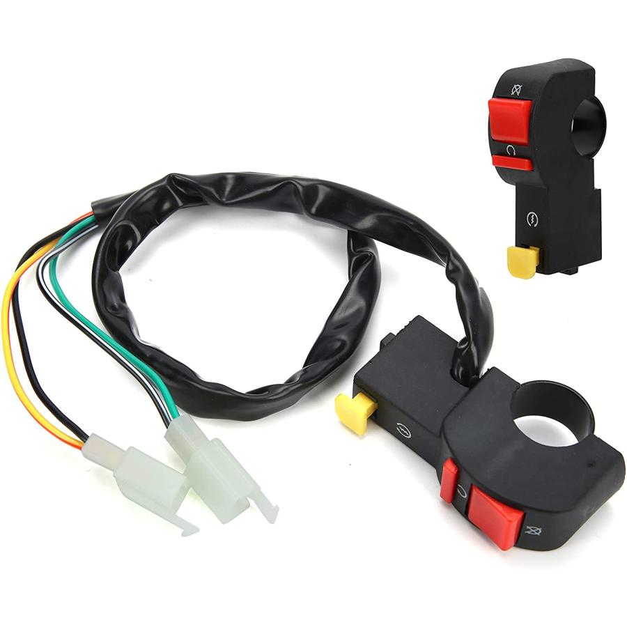 【並行輸入品】KIMISS Motorcycle Switch  Motorcycle Kill Stop Button Switch Handlebの画像