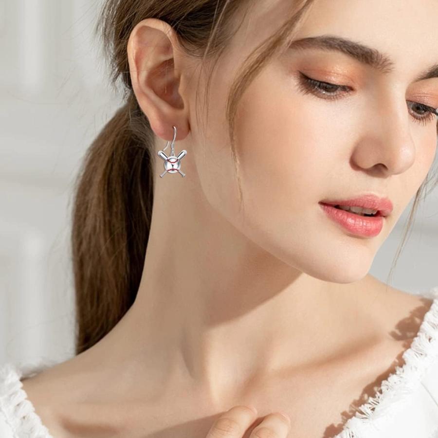 【よるくま】　野球ピアス　11セット 並行輸入品】女性用野球ピアス ソフトボールピアス 925