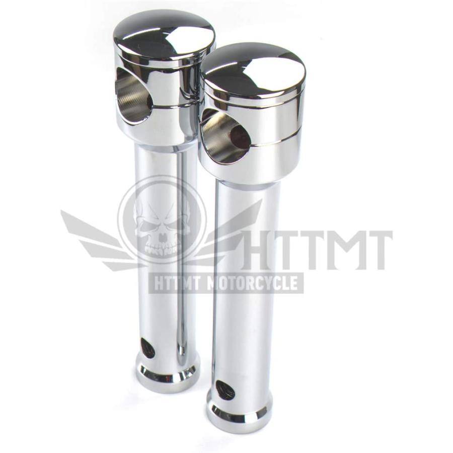 【並行輸入品】HTTMT HBS012-III Chrome Straight 8inch Rise 1 1/4inch 1.25inch Mountの画像