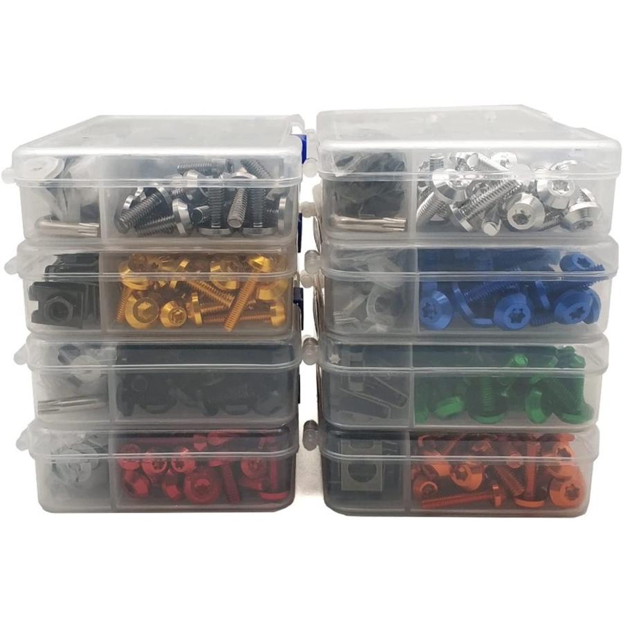【並行輸入品】RCWEER Body Bolts Kit for Hornet 250 600 CB 600F CBF600 CBR600F CB91の画像