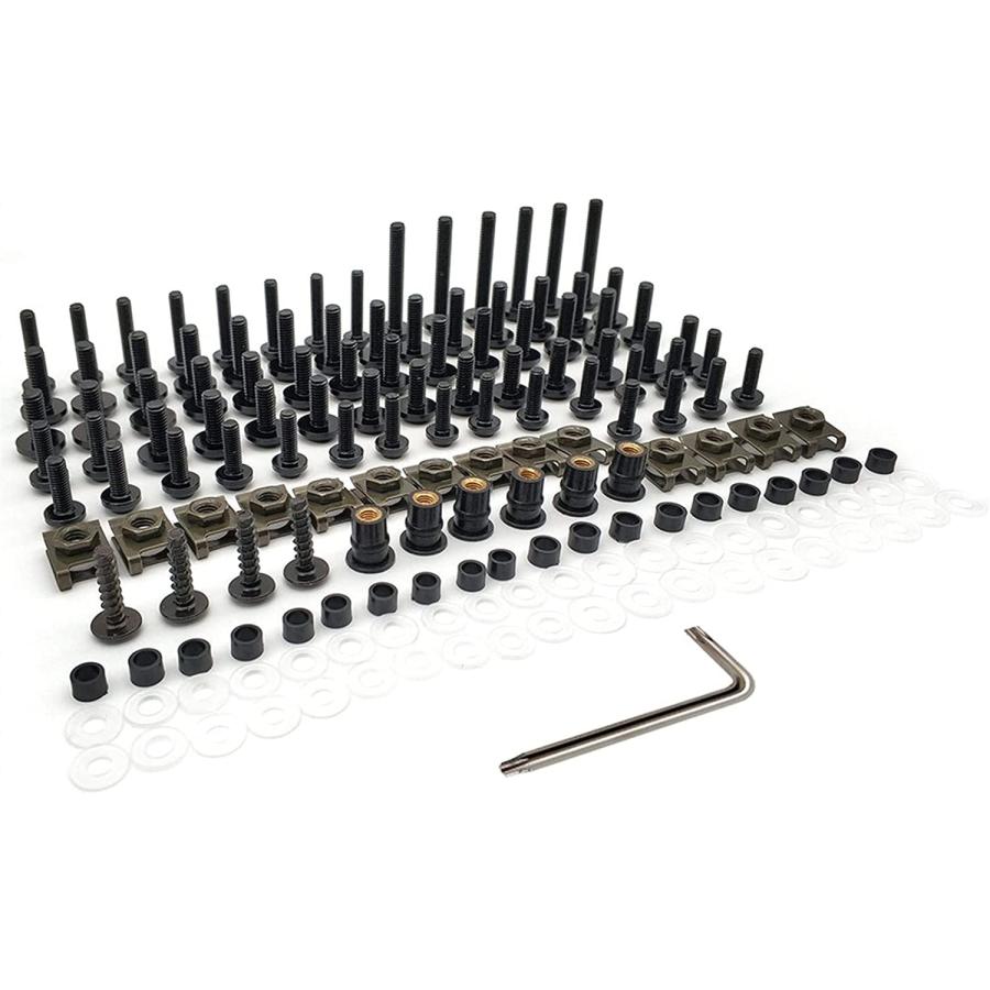 【並行輸入品】RCWEER Body Bolts Kit for Hornet 250 600 CB 600F CBF600 CBR600F CB91の画像