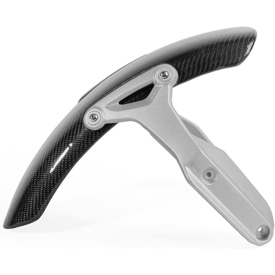 【並行輸入品】QBIYA Real Carbon Fiber Front Wheel Fender Mudguard Set with Bracketの画像