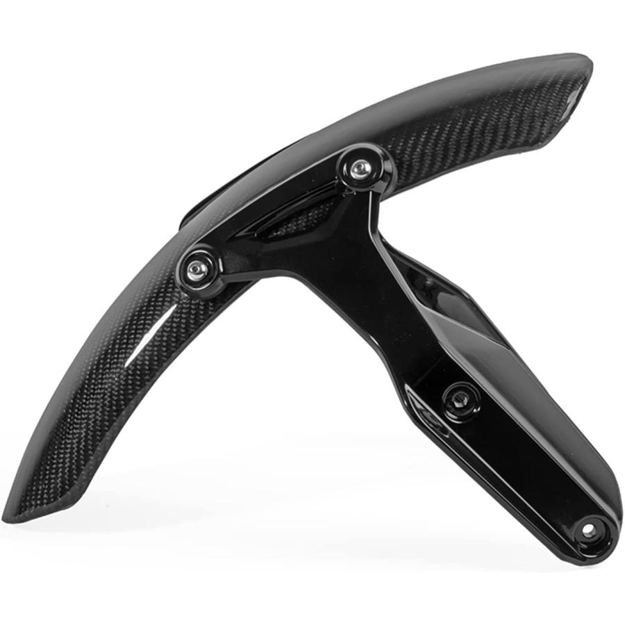 【並行輸入品】QBIYA Real Carbon Fiber Front Wheel Fender Mudguard Set with Bracketの画像