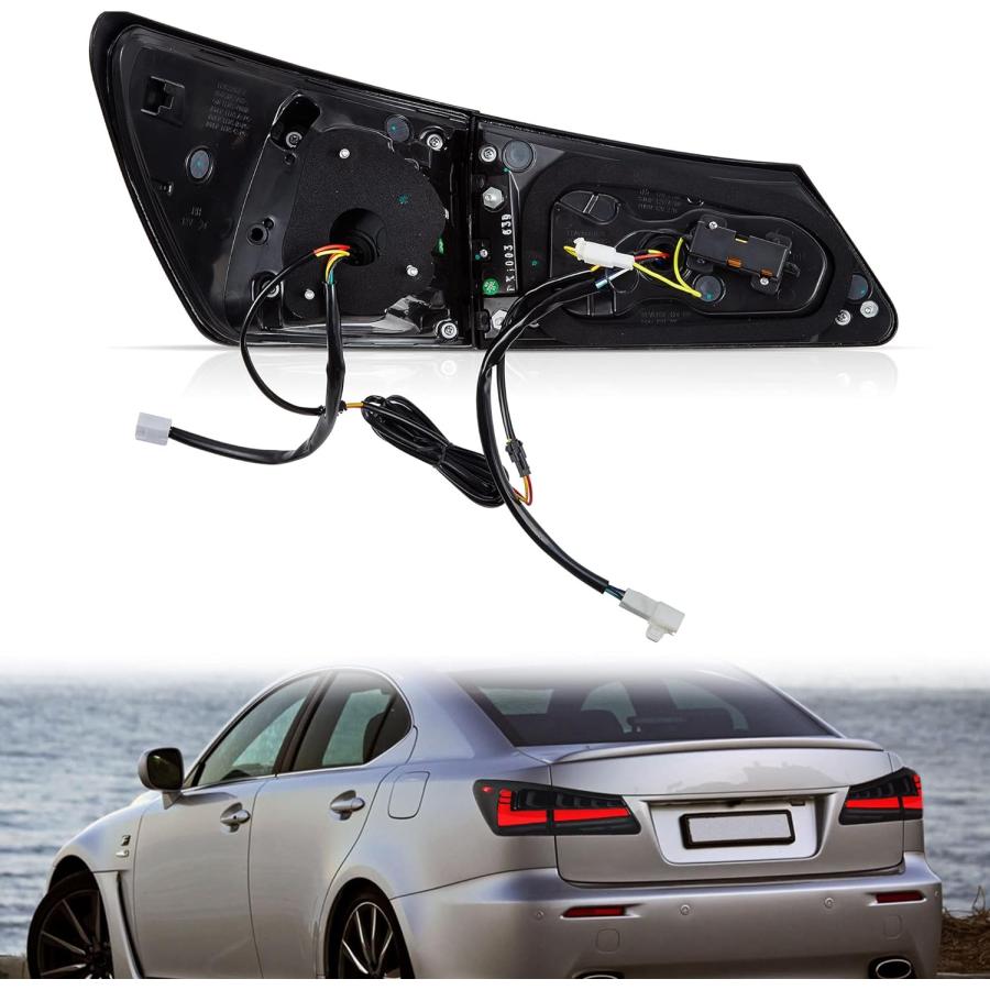 並行輸入品】VLAND LEDスモークテールライト [レクサス IS250