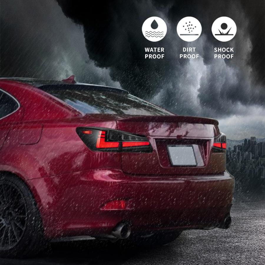 並行輸入品】VLAND LEDスモークテールライト [レクサス IS250