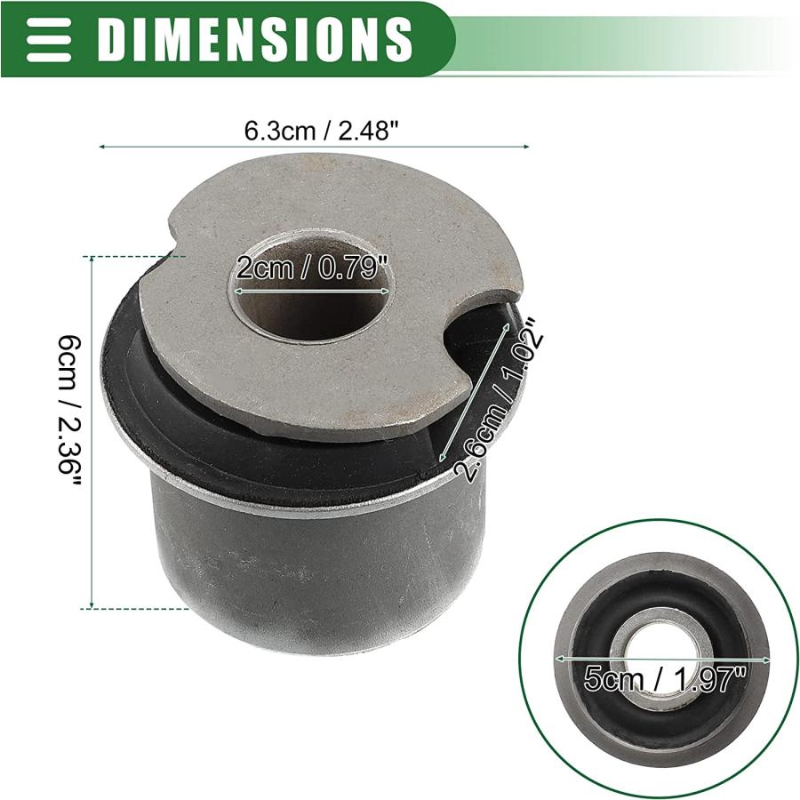 【並行輸入品】Motoforti Front Differential Axle Bushing  Differential Support Brac_3
