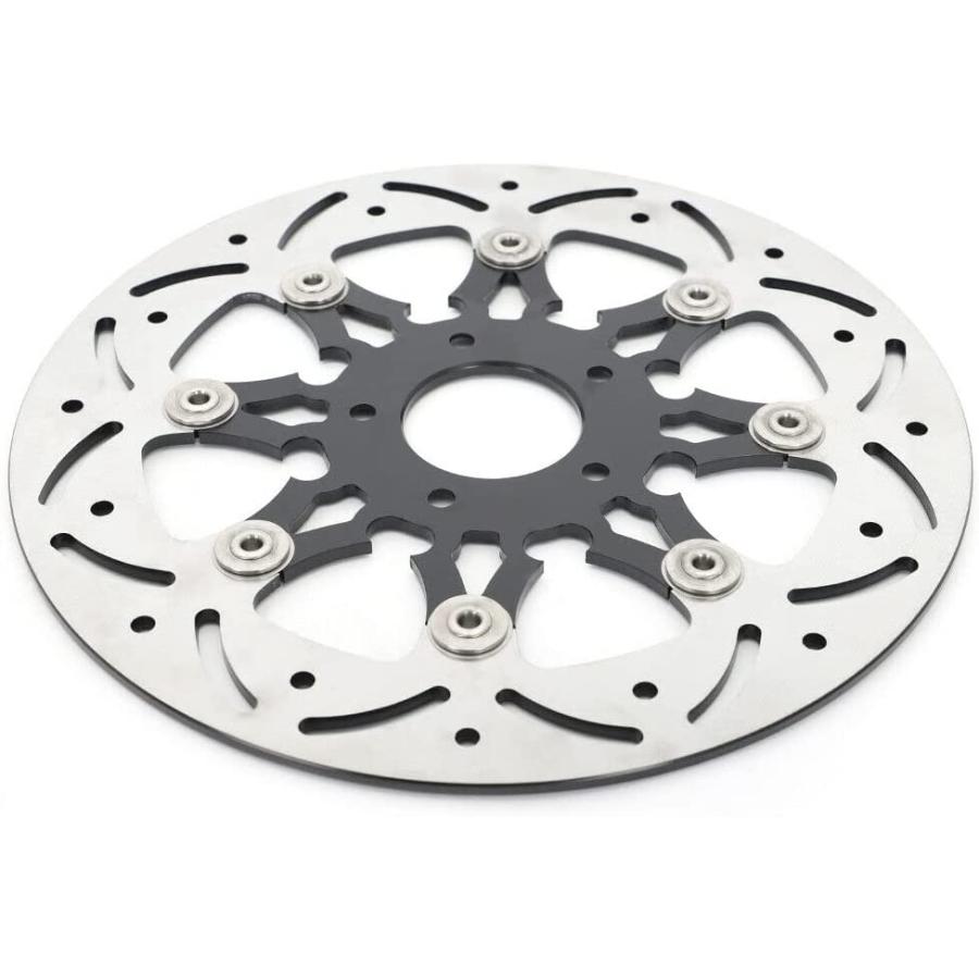 【並行輸入品】TARAZON 11.8inch Floating Front Rear Brake Rotors Discs for Harley D
