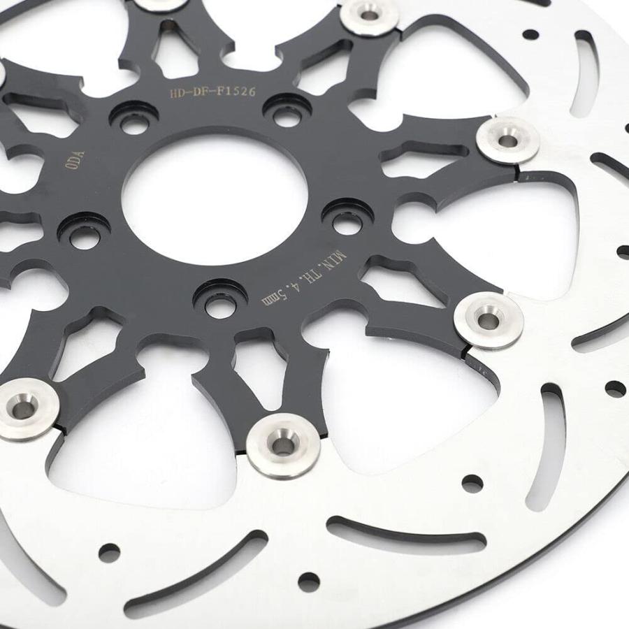 【並行輸入品】TARAZON 11.8inch Floating Front Rear Brake Rotors Discs for Harley D