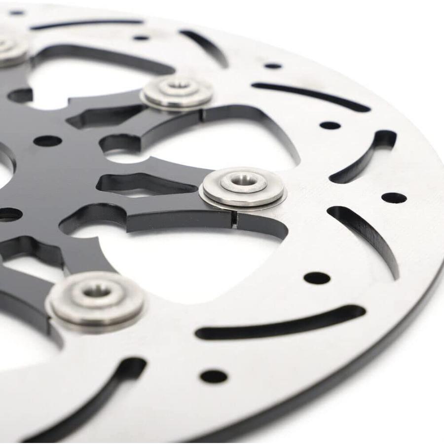 【並行輸入品】TARAZON 11.8inch Floating Front Rear Brake Rotors Discs for Harley D