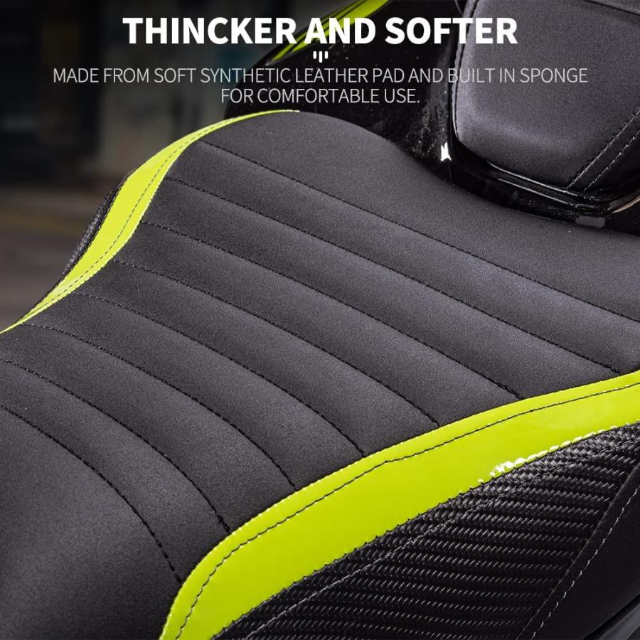 【並行輸入品】Lorababer Motorcycle Driver Passenger Seat Pad Cover Air Pressure Re_1