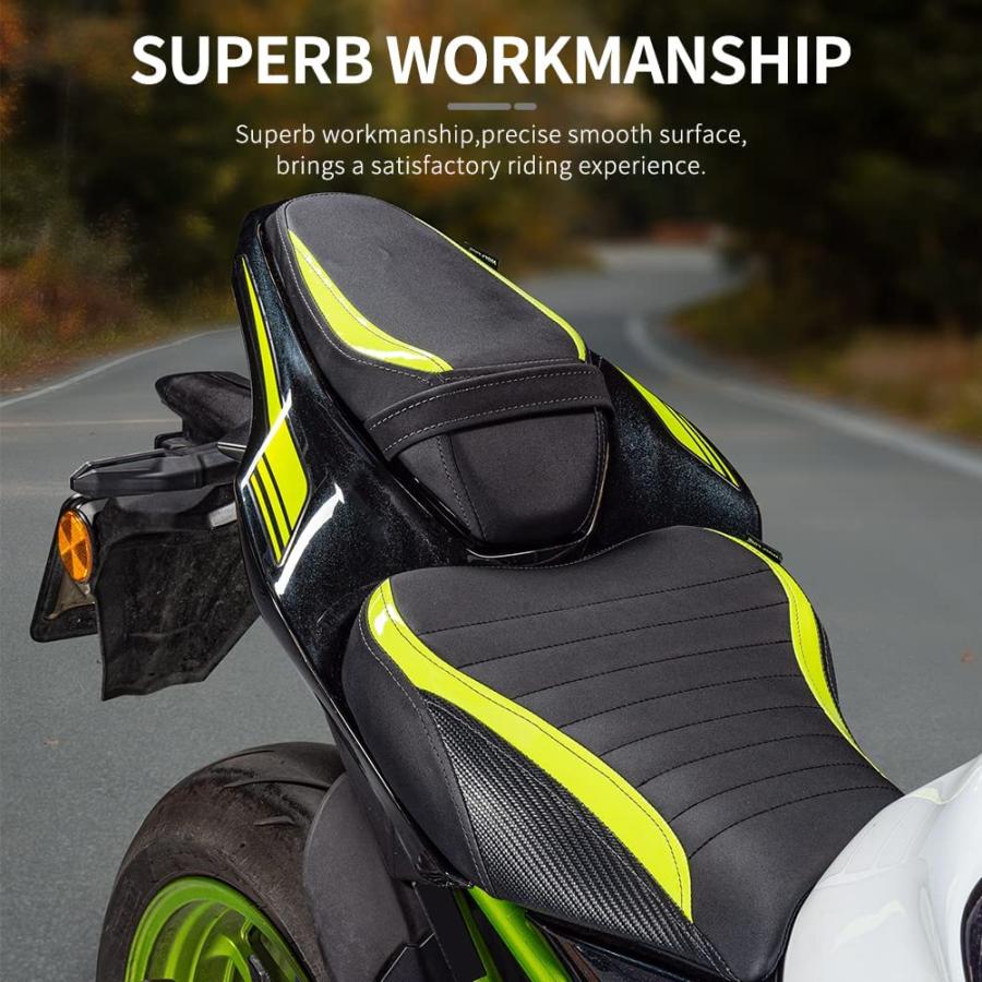 【並行輸入品】Lorababer Motorcycle Driver Passenger Seat Pad Cover Air Pressure Re_3