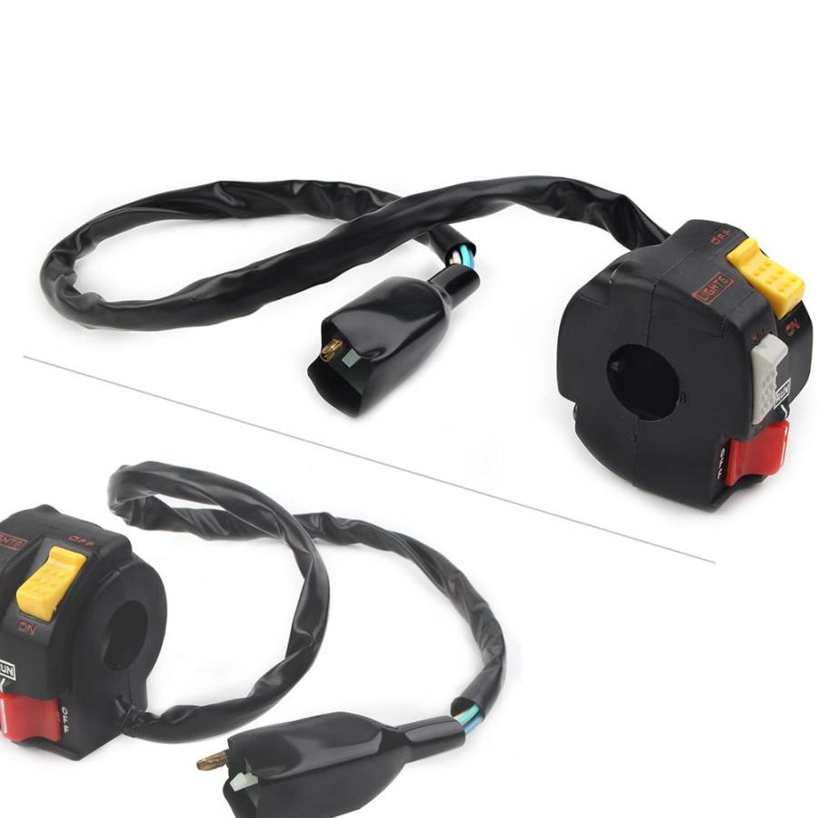 【並行輸入品】Lirun Motorcycle Handlebar Switch Assembly Light Kill Start Switch 3の画像