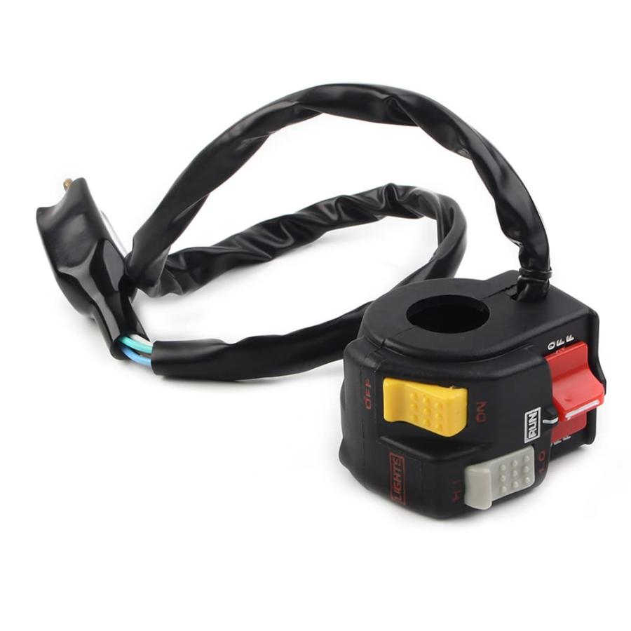 【並行輸入品】Lirun Motorcycle Handlebar Switch Assembly Light Kill Start Switch 3の画像
