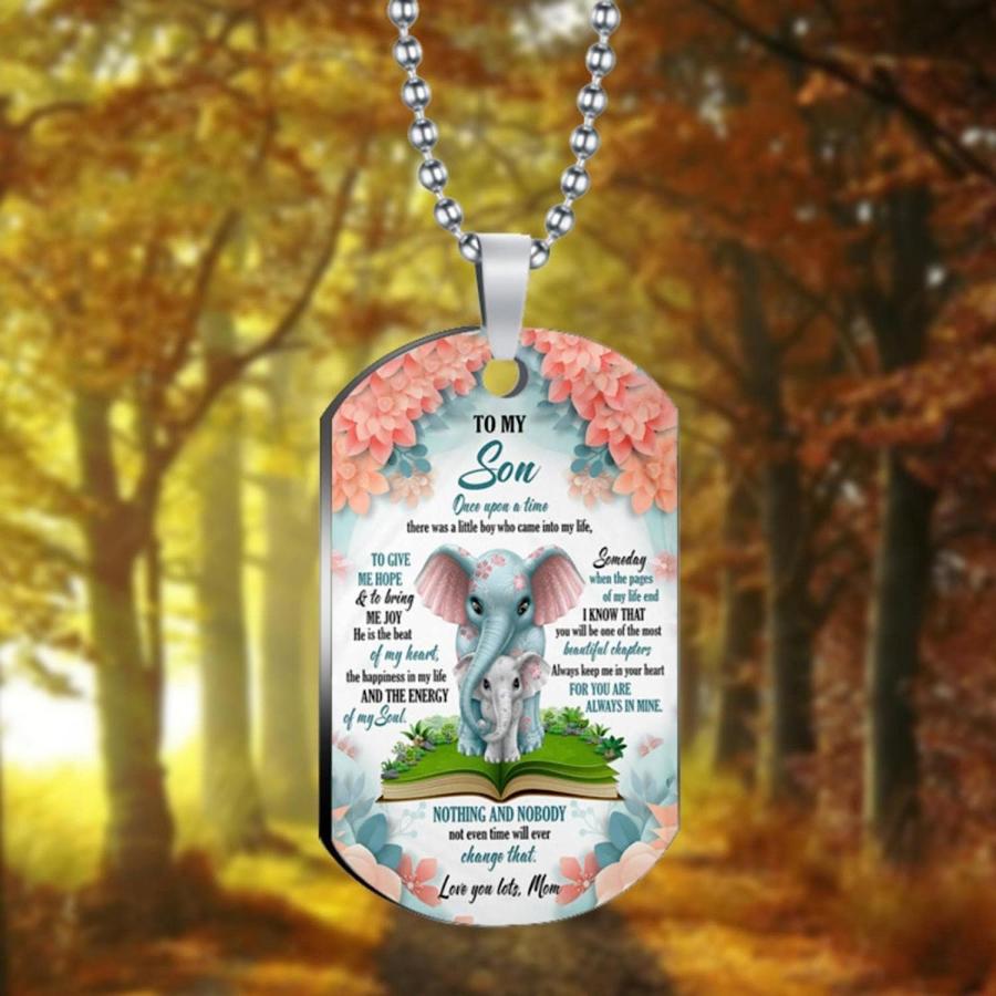 【並行輸入品】Heart Locket Pendant Color Print Fashion Accessory Elephant to My So_2