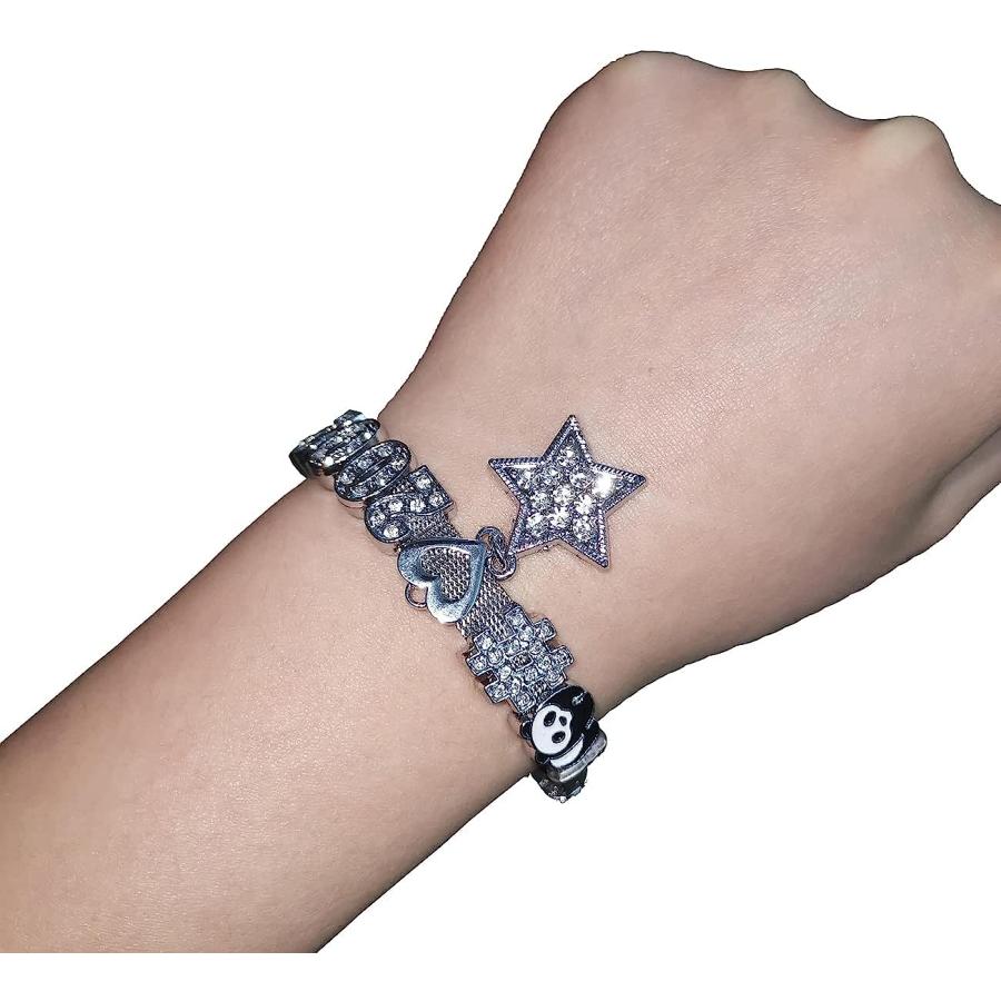 ヴァネッサディー　vanessa dee 　ブレスレット　オニキス　Y2K 並行輸入品】OFINA Y2K スターブレスレット レディース ティーン