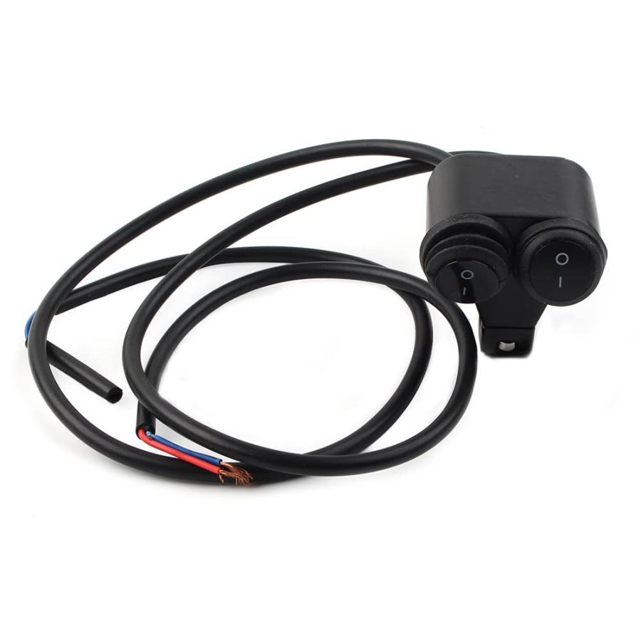 【並行輸入品】FSFY 7/8 Inch Handlebar Double Control Kill Button Switch Motorcycleの画像