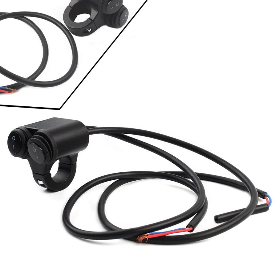 【並行輸入品】FSFY 7/8 Inch Handlebar Double Control Kill Button Switch Motorcycleの画像
