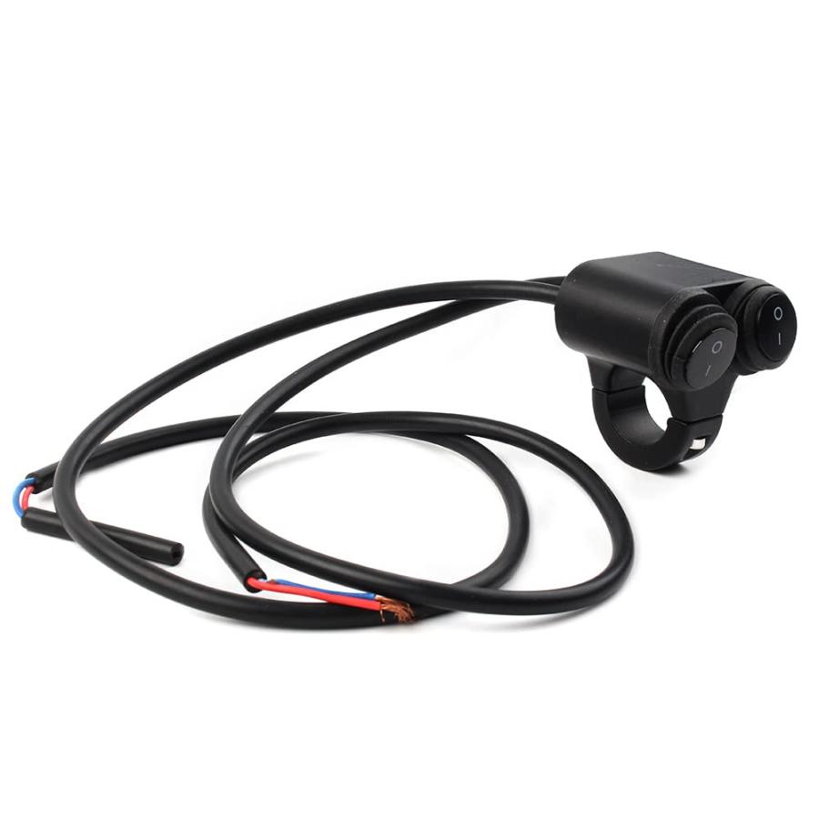 【並行輸入品】FSFY 7/8 Inch Handlebar Double Control Kill Button Switch Motorcycleの画像