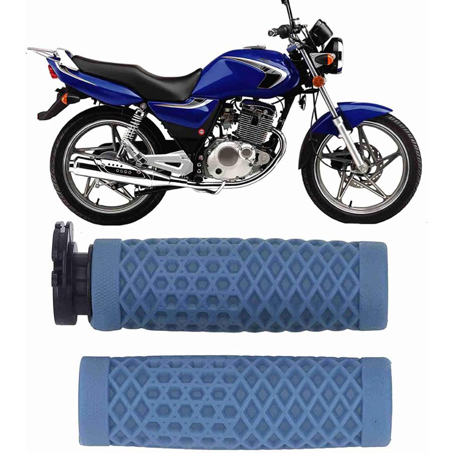 【並行輸入品】Uxsiya Motorcycle Handlebar Grips Easy Control 22mm Throttle Handle_1