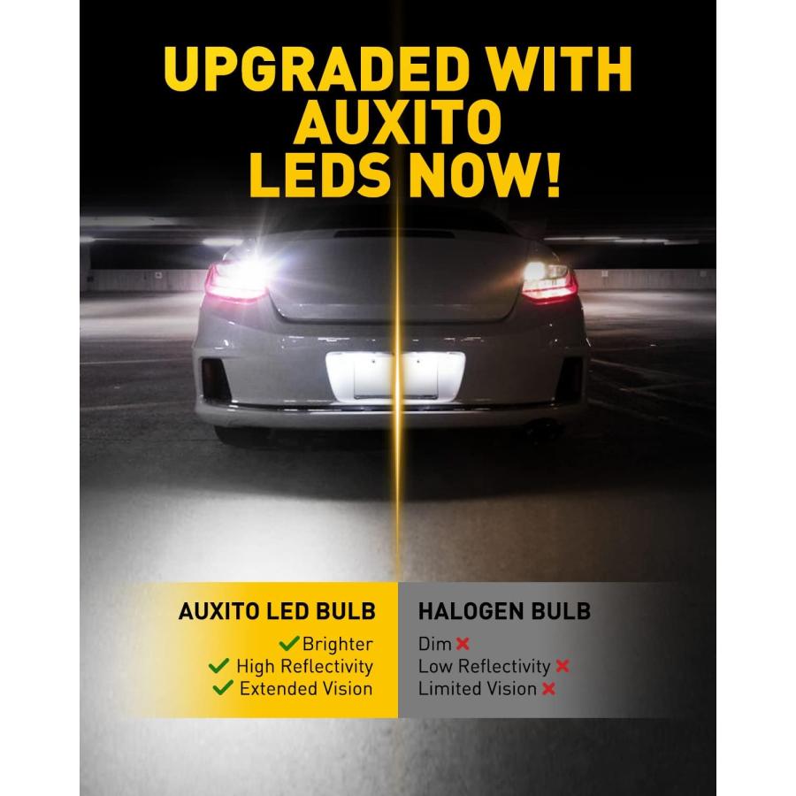 【並行輸入品】AUXITO 2023 アップグレード 7443 LED電球 リバースライト 6000K ホワイト 350%明るい 7440 7444_5