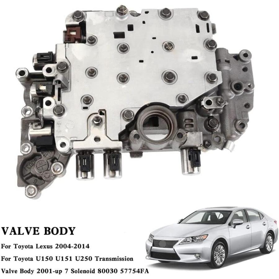 【並行輸入品】U150E U151E U250E Transmission Valve Body 7 Solenoid Compati
