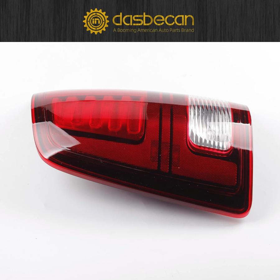 【並行輸入品】Dasbecan テールライト アセンブリ 運転席側 レッドレンズ ブラック インテリア 互換 Dodge RAM 1500 2013-の画像