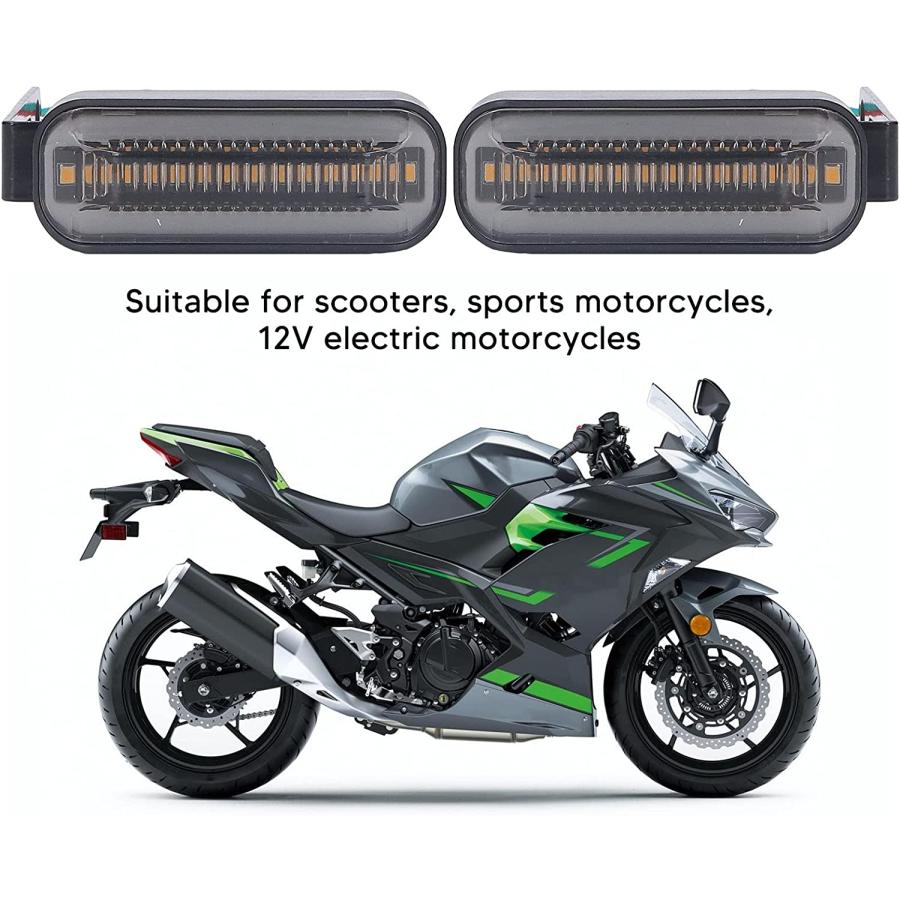 【並行輸入品】EVGATSAUTO Motorcycle Indicator Light  Motorcycle Running Light  LEDの画像