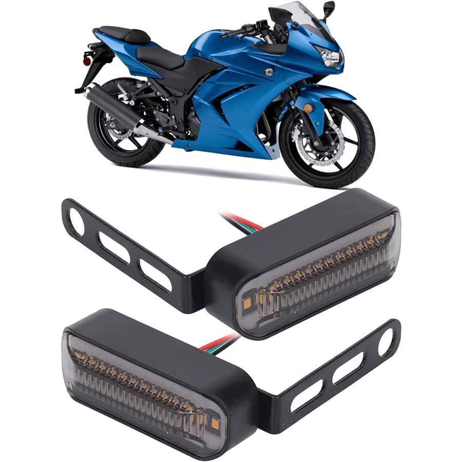 【並行輸入品】EVGATSAUTO Motorcycle Indicator Light  Motorcycle Running Light  LEDの画像