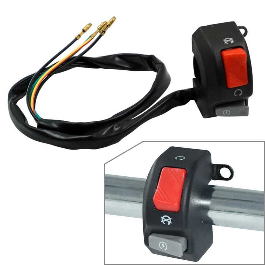 【並行輸入品】Lirun 7/8inch 22mm Handlebar Start Kill Light ON/Off Switch Motorcycの画像