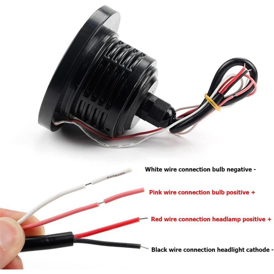 【並行輸入品】2PCS Car Angel Eye Fog Light  Round COB LED Lamp High Power Bright w_3