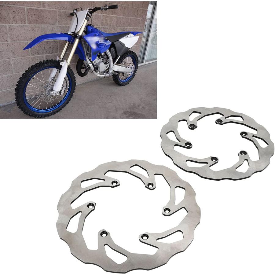 【並行輸入品】Motorcycle Brake Rotor 1 Pair Motorcycle Brake Disc Heat Dissipatio_1