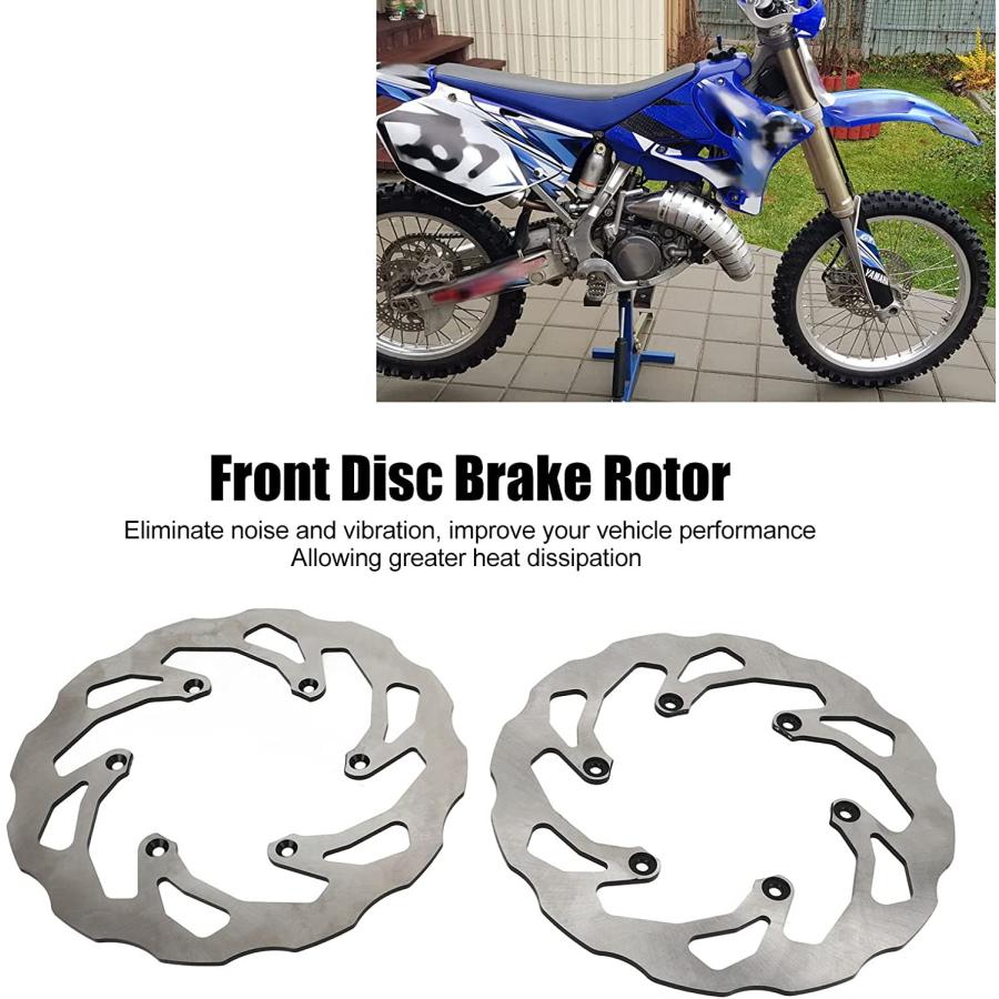 【並行輸入品】Motorcycle Brake Rotor 1 Pair Motorcycle Brake Disc Heat Dissipatio_3