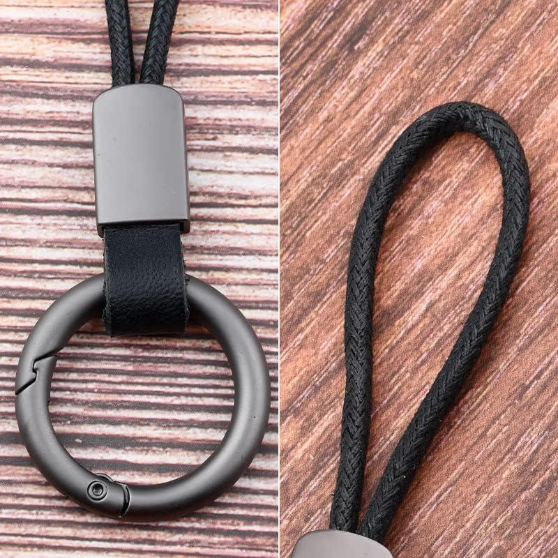 未使用の新品です CASCAM Leather key ring high-grade frosted leather car key chain men´s and women´s common key ring small accessories pendant (brown)　並行輸入品