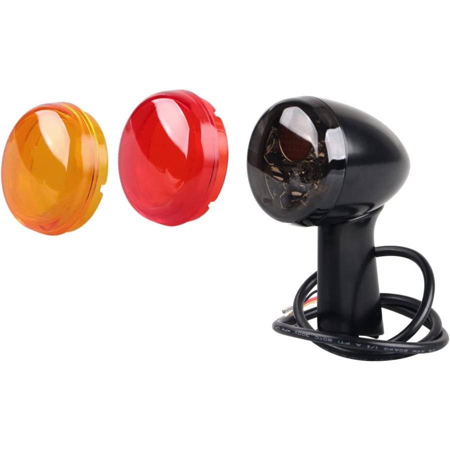 【並行輸入品】SHMTOOL LED Rear Turn Signals Lights Indicator Compatible With Harleの画像