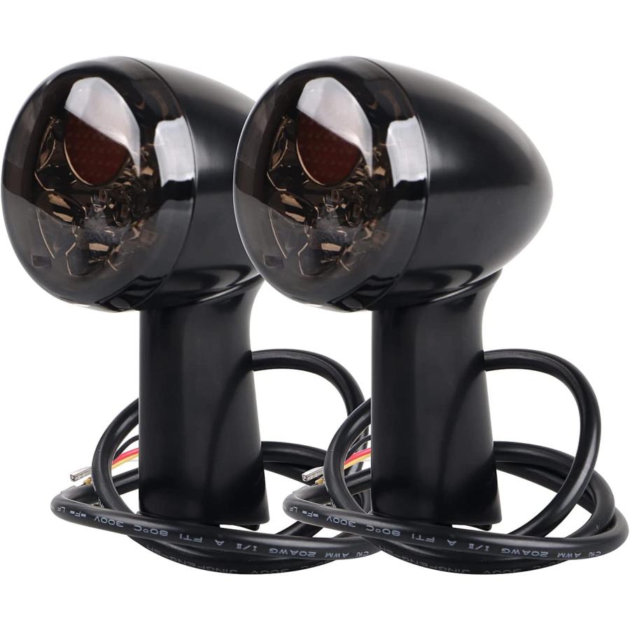 【並行輸入品】SHMTOOL LED Rear Turn Signals Lights Indicator Compatible With Harleの画像