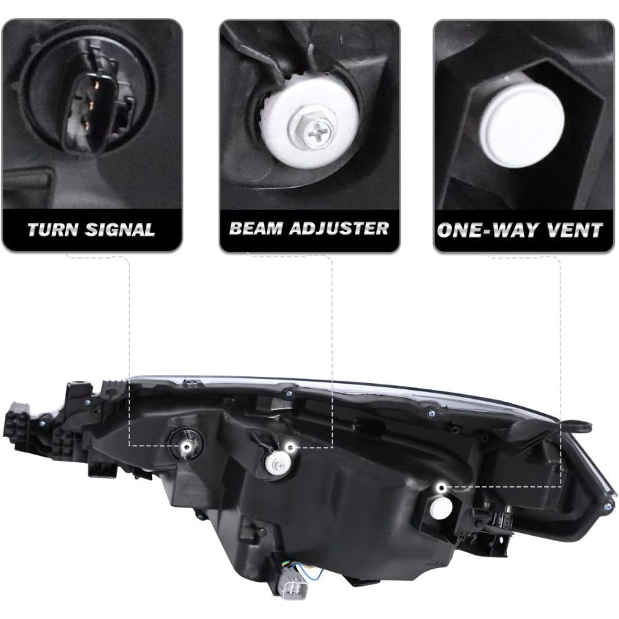 【並行輸入品】SOCKIR Projector LED Headlight Assembly Fit for 2017-2019 Toyota Cor