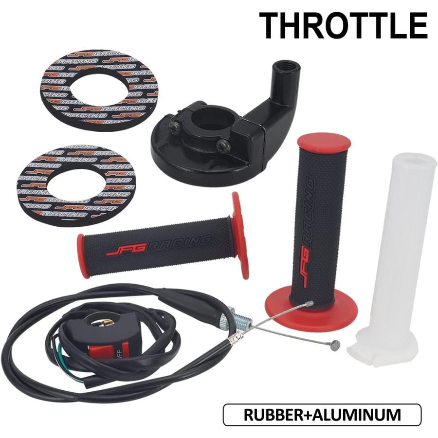 【並行輸入品】JFG RACING Motorcycle Twist Throttle 7/8inch 22mm Accelerator Thrott_1