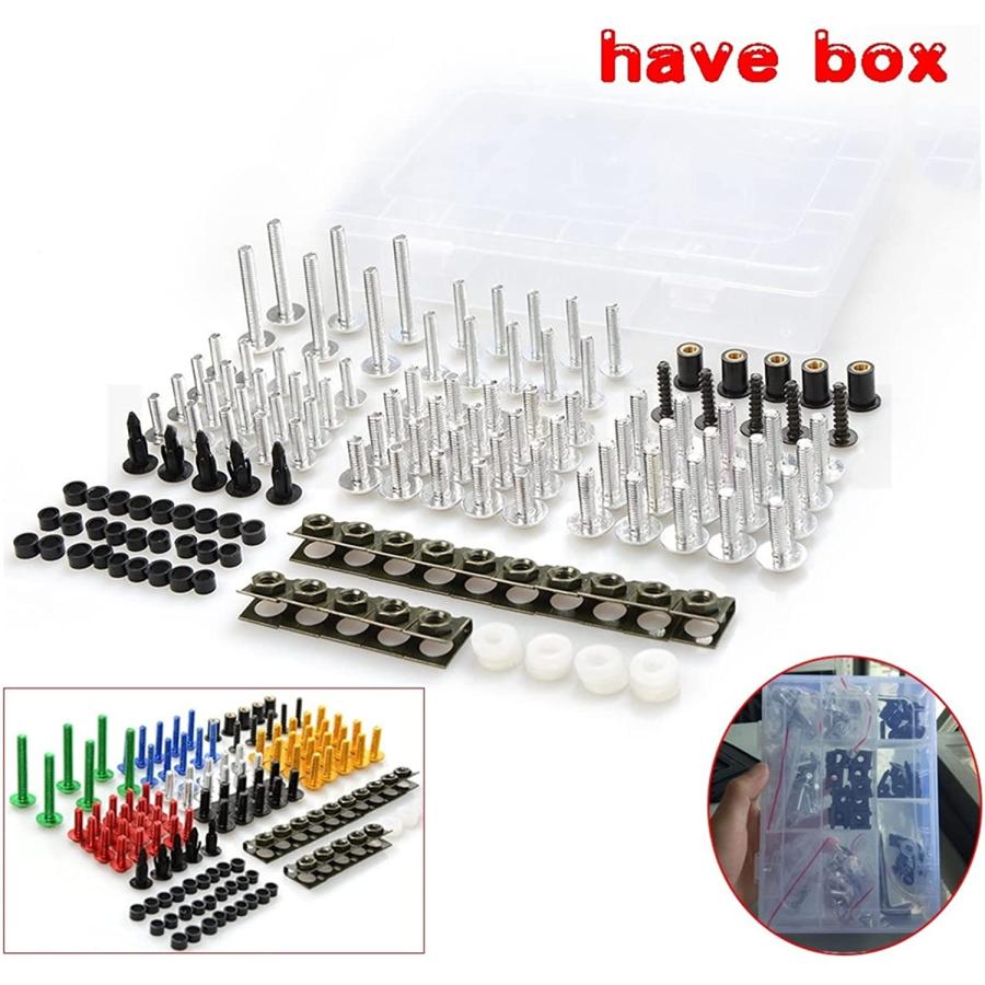 【並行輸入品】EGEIRA Bodywork Kits Universal Motorcycle Fairing Body Bolts Spire Sの画像