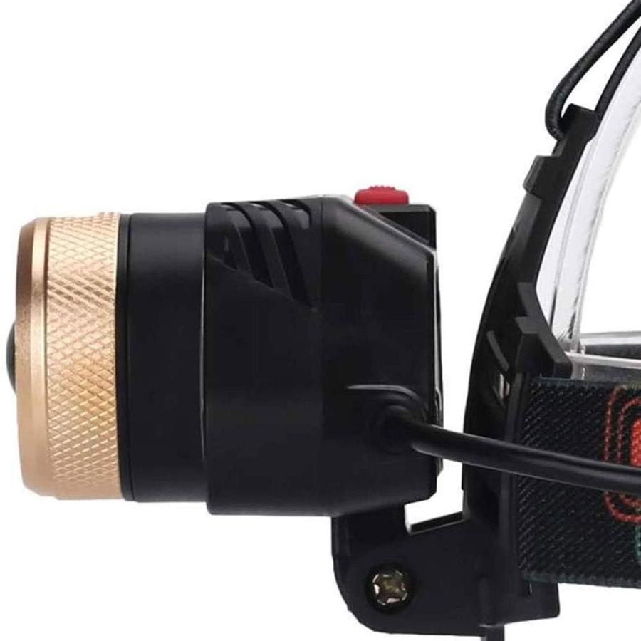 【並行輸入品】LUKEO Portable Headlamps Head Flashlight USB Rechargeable Handband L_2