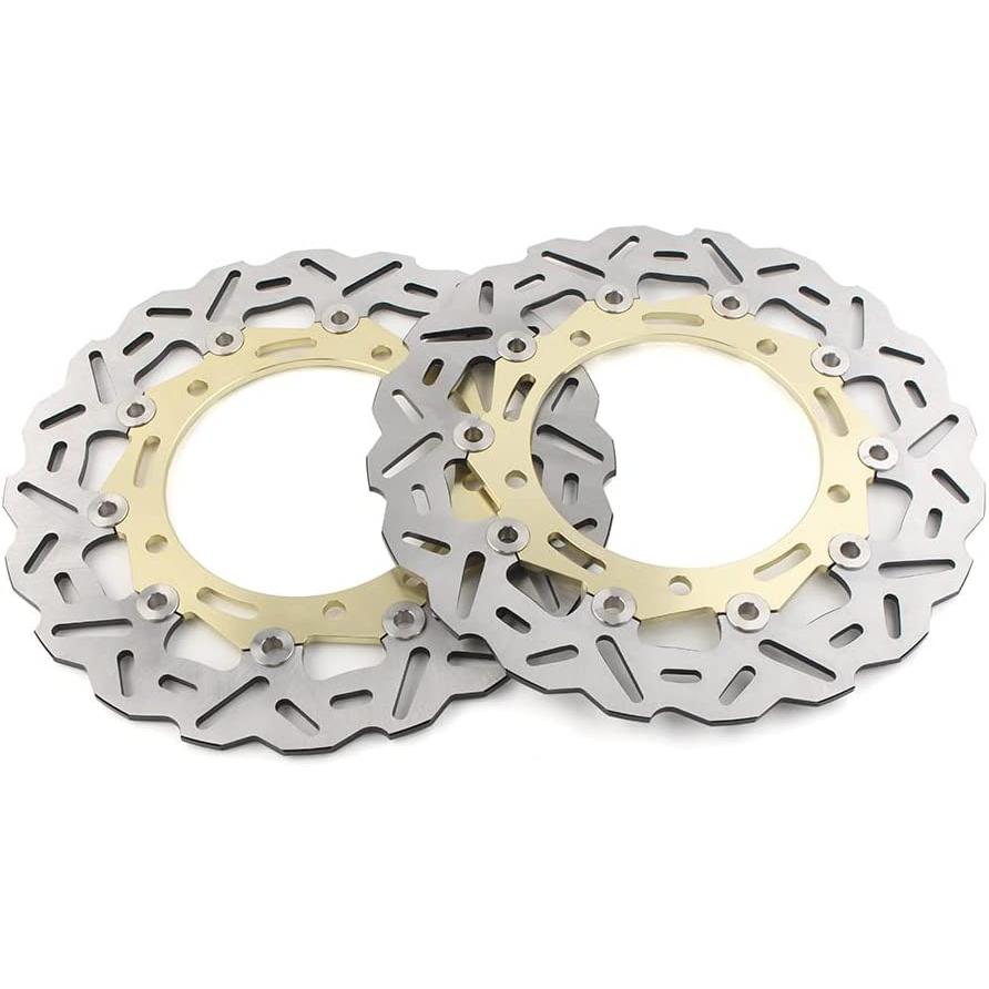 【並行輸入品】Newsmarts Motorcycle Front Brake Discs Rotors For Kawasaki Ninja 650