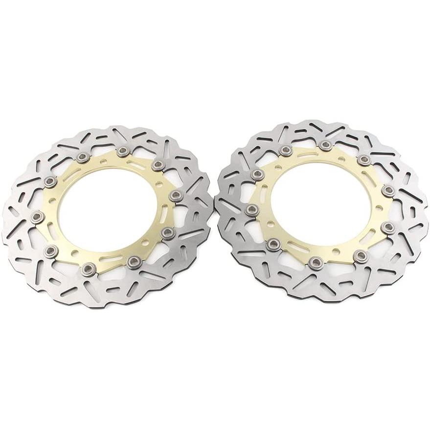 【並行輸入品】Newsmarts Motorcycle Front Brake Discs Rotors For Kawasaki Ninja 650