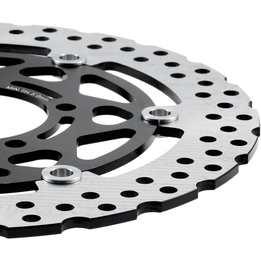 【並行輸入品】420 Steel Motorcycle Front Brake Disc Rotors 300mm for Kawasaki ZX-6_1