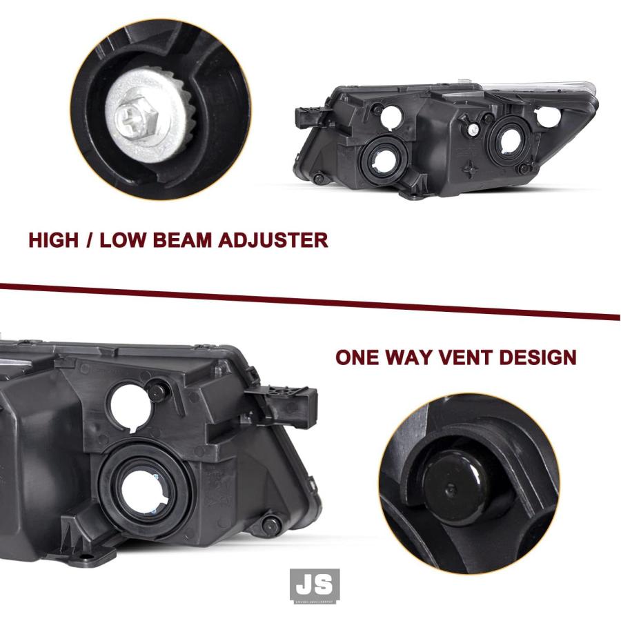 【並行輸入品】JSBOYAT ヘッドライトアセンブリ交換用 2009-2020 Dodge Journey交換用 OEヘッドランプ ドライバーと助手席