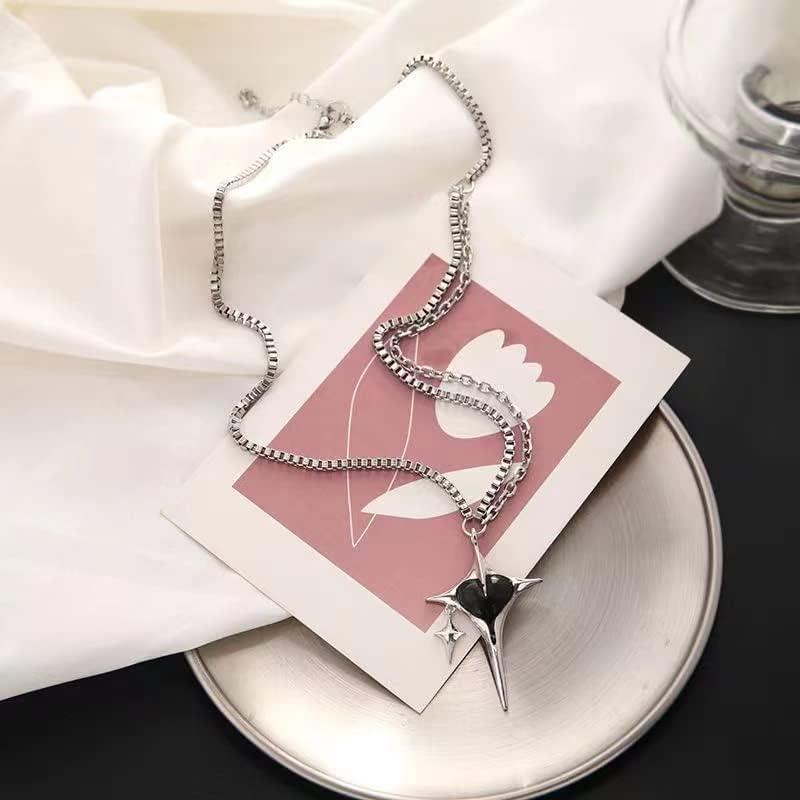 【並行輸入品】Pooyikoi Small design cross pendant necklace female clavicle chain i_4