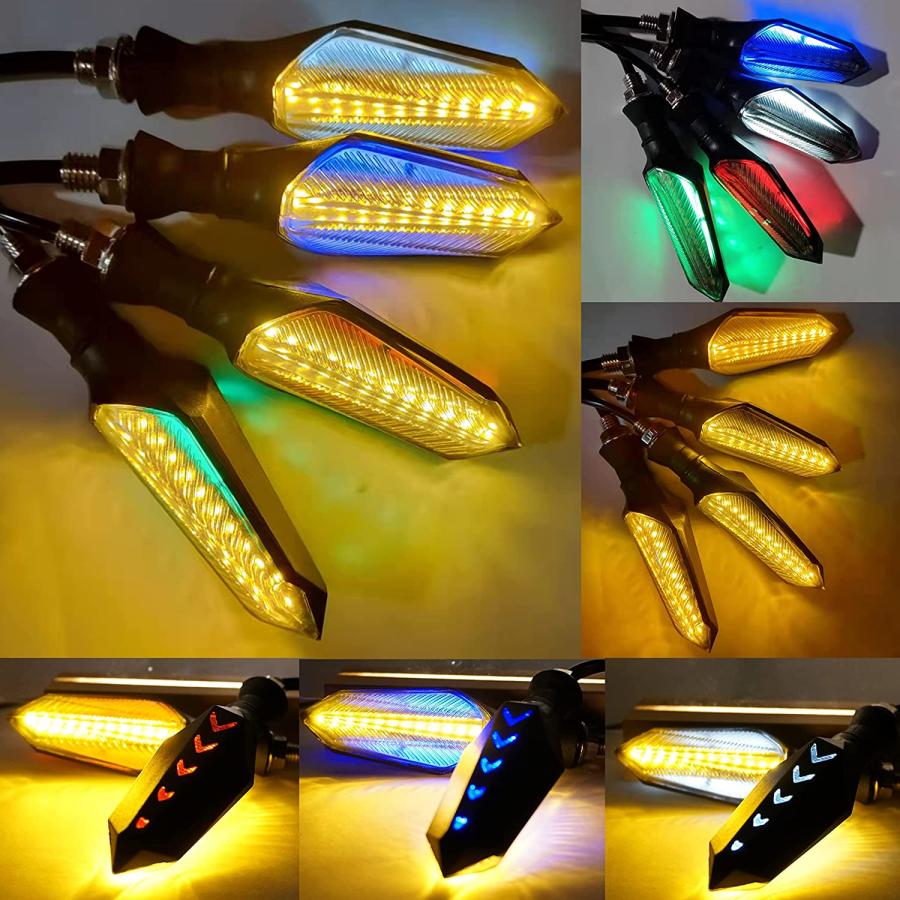 【並行輸入品】Motorcycle Led Turn Signal Lights Universal Front Rear DC 48v 52v 60_7