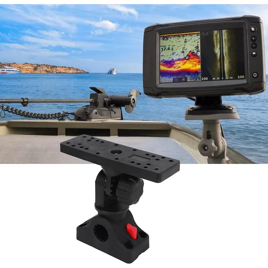 【並行輸入品】Fish Finder Mount Base  Fish Finder Mount 360 Degree Rotating Remova_2