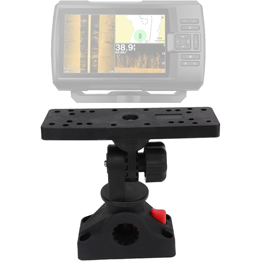 【並行輸入品】Fish Finder Mount Base  Fish Finder Mount 360 Degree Rotating Remova_4
