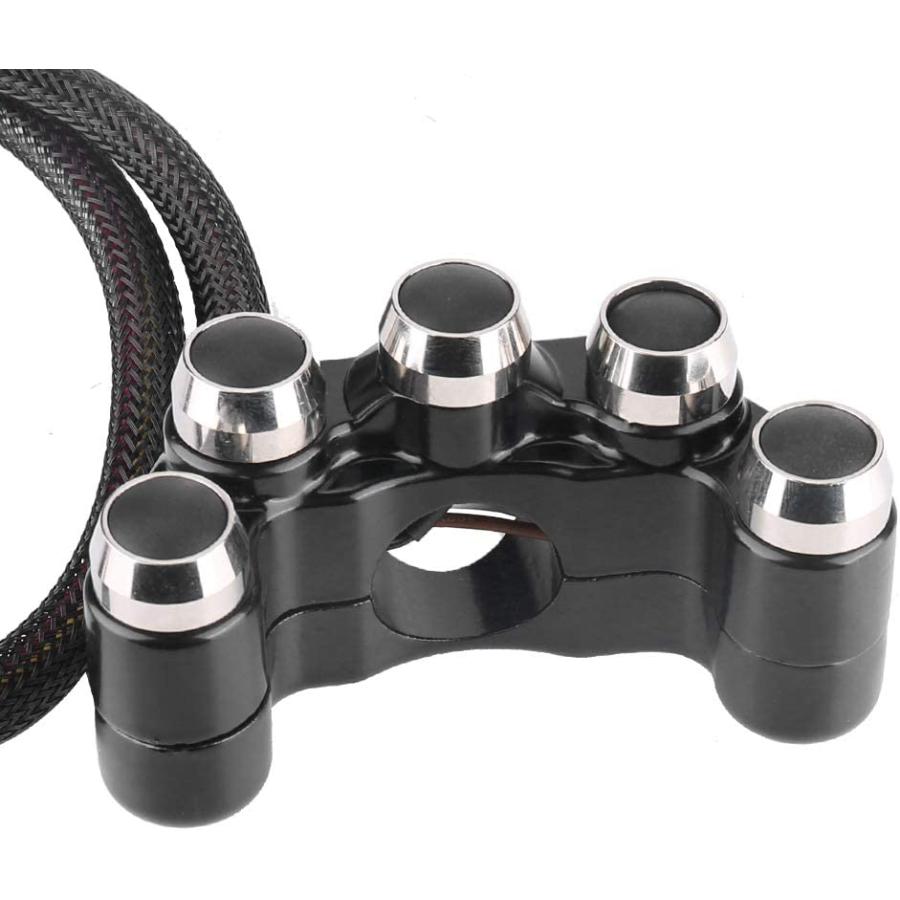 【並行輸入品】Motorcycle Handlebar Switch Handle ON OFF Switch Weatherproof Alumi_2